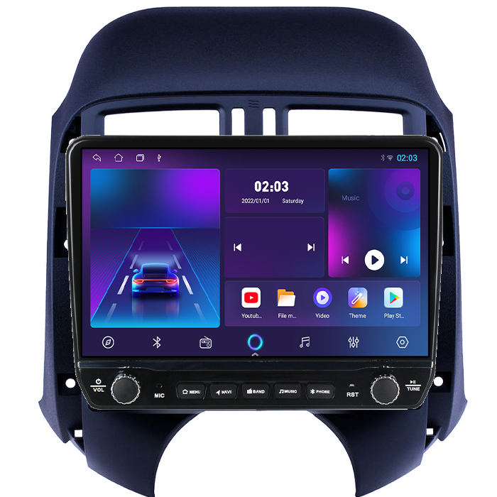 Navigatie dedicata Nissan Sunny 2011 Tesla cu butoane rotative model 2024, 4GB RAM 64GB ROM, Procesor Quadcore, Android 14, Display QLED 10", DSP, Carplay&Android Auto [6]