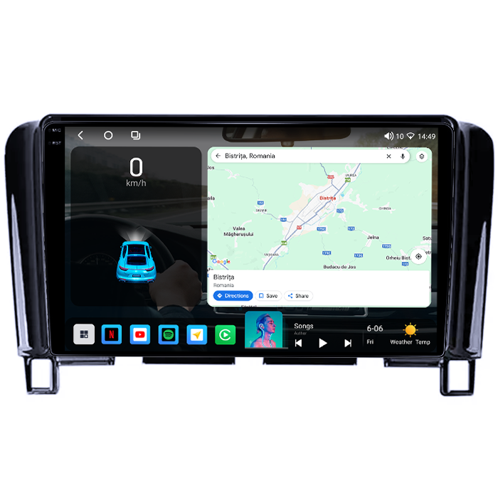 Navigatie dedicata Nissan Serena 4 2010-2016, 4GB RAM 64GB ROM, Procesor Qualcomm Octacore, Android 14, Rezolutie 2K, Display QLED 9", DSP, Carplay&Android Auto, SIM 4G [4]