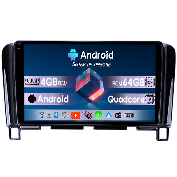 Navigatie dedicata Nissan Serena 4 2010-2016, 4GB RAM 64GB ROM, Quad Core, Display 9" QLED 1K, Carplay, Android 14, Bluetooth, Magazin Play, Suport Camere AHD [1]
