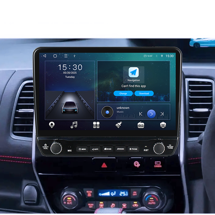 Navigatie dedicata Nissan Serena 2016-2018 Tesla cu butoane rotative model 2024, 4GB RAM 64GB ROM, Procesor Quadcore, Android 14, Display QLED 10", DSP, Carplay&Android Auto [2]