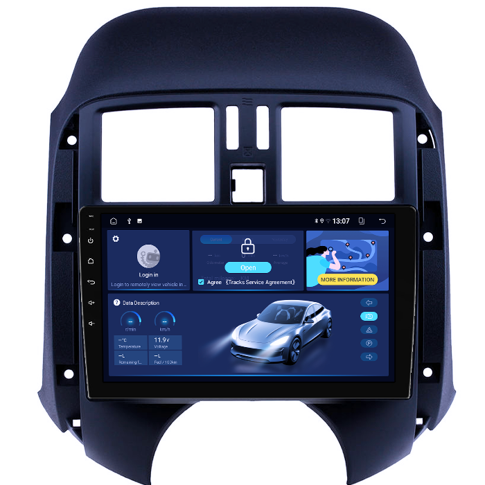 Navigatie dedicata Nissan Sunny 2011, 4GB RAM 64GB ROM, Octacore, Android 14, Display QLED 9", DSP, Carplay&Android Auto, SIM 4G, Ventilator Activ [1]