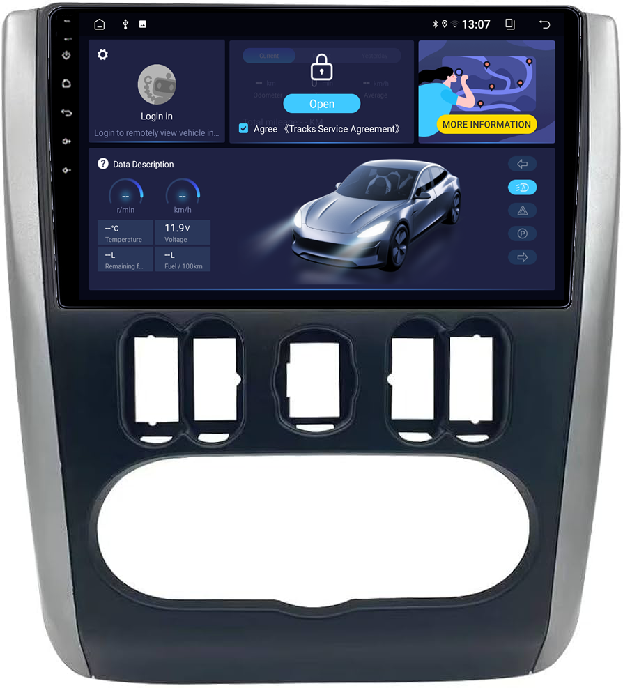 Navigatie dedicata Nissan Almera G15 2012-2019, 8GB RAM 128GB ROM, Octacore, Platforma TS18, Android 14, Display QLED 9", Suporta camera 360", DSP, Carplay&AndroidAuto [2]