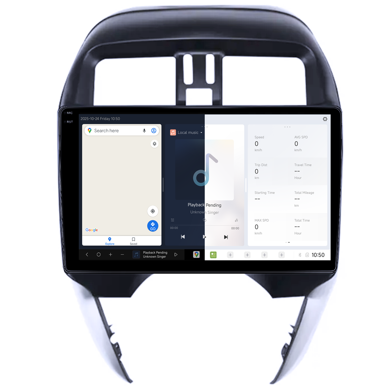 Navigatie dedicata Nissan Sunny 2019, DUDU3, 4GB RAM 64GB ROM, Octacore, Platforma 8581, Android, Display QLED 9", DSP, Carplay&AndroidAuto [2]
