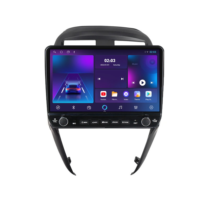 Navigatie dedicata Nissan Sunny 2016-2019 Tesla Cu Butoane Rotative Model 2024, 4GB RAM 64GB ROM, Procesor Quadcore, Android 14, Display QLED 10", DSP, Carplay&AndroidAuto [2]