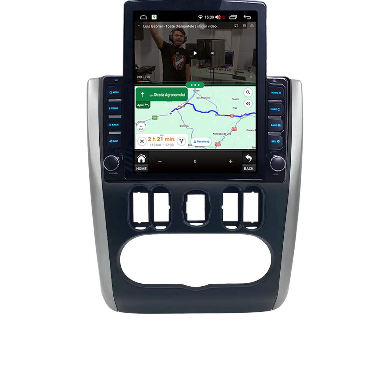 Navigatie dedicata Nissan Almera G15 2012-2019 Tesla Style, ANDROID 13, 9.7 inch , 8+128GB, Internet, Aplicatii, Waze, GPS [5]