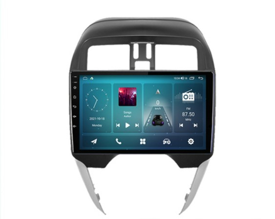 Navigatie dedicata Nissan Sunny 2019, 4 GB RAM 32 ROM, Android 13, Display QLED, 10", DSP, Carplay, Android Auto, Internet, Youtube , Waze , WI-FI , USB , Bluetooth [4]