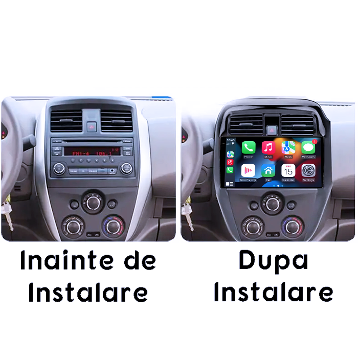 Navigatie dedicata Nissan Sunny 2019, 4GB RAM 64GB ROM, Procesor Qualcomm Octacore, Android 14, Rezolutie 2K, Display QLED 9", DSP, Carplay&Android Auto, SIM 4G [5]