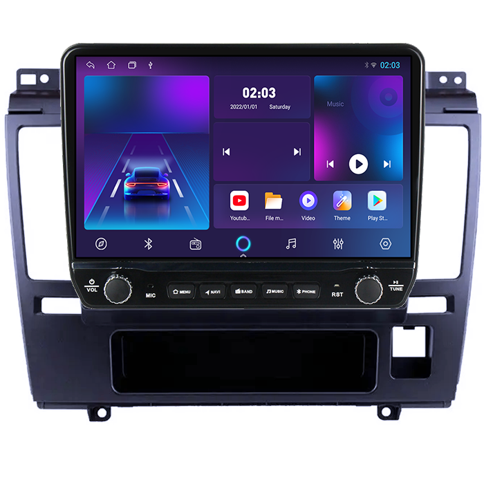 Navigatie dedicata Nissan Tiida 2005-2010 Tesla cu butoane rotative model 2024, 4GB RAM 64GB ROM, Procesor Quadcore, Android 14, Display QLED 10", DSP, Carplay&Android Auto [6]