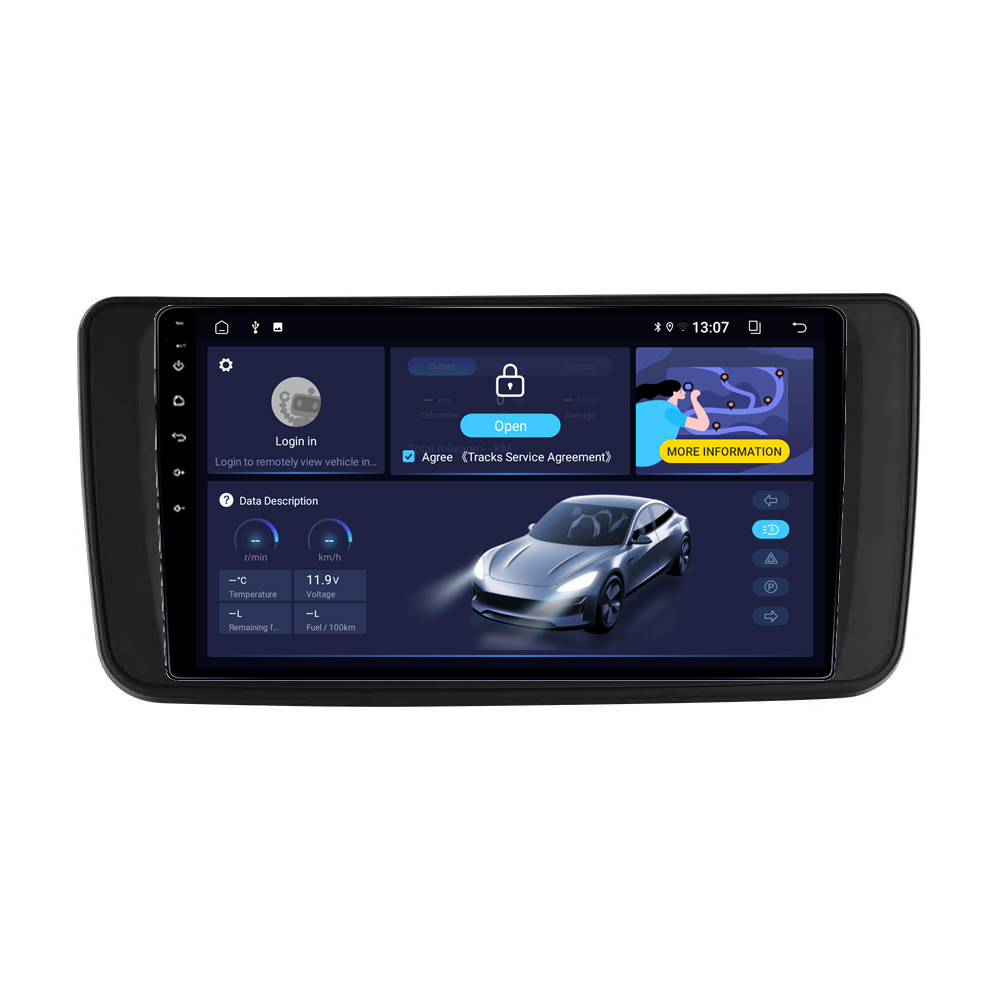 Navigatie dedicata Nissan Leaf 2017-2024, 12GB RAM 256GB ROM, Android 14, Rezolutie 2K, Display QLED, 9", DSP, Carplay, Android Auto, Internet, Youtube, Waze, Wi Fi, USB [2]