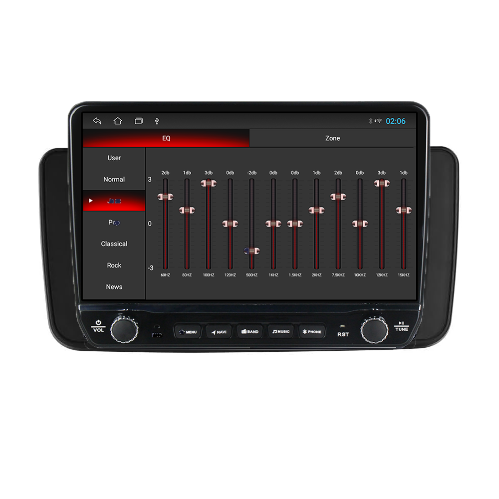 Navigatie dedicata Nissan Leaf 2017-2024 Tesla Cu Butoane Rotative Model 2024, 4GB RAM 64GB ROM, Procesor Quadcore, Android 14, Display QLED 10", DSP, Carplay&AndroidAuto [5]