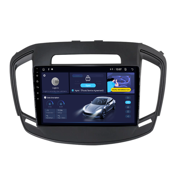 Navigatie dedicata Opel Insignia 2014-2017, 8GB RAM 128GB ROM, Octacore, Platforma TS18, Android 14, Display QLED 9", Suporta camera 360", DSP, Carplay&AndroidAuto [4]