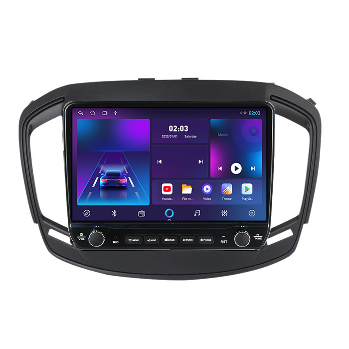 Navigatie dedicata Opel Insignia 2014-2017 Tesla Cu Butoane Rotative Model 2024, 4GB RAM 64GB ROM, Procesor Quadcore, Android 14, Display QLED 10", DSP, Carplay&AndroidAuto [2]