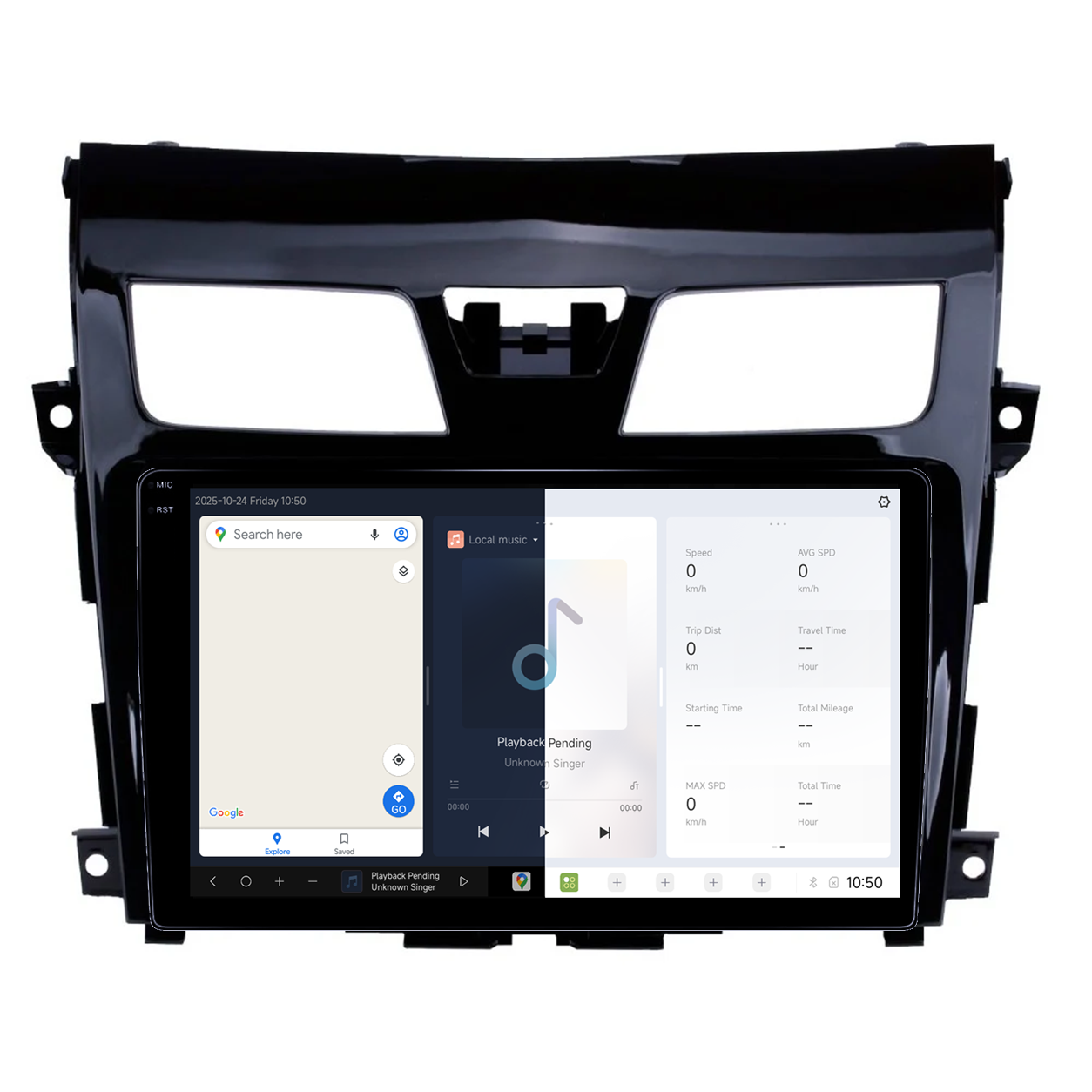 Navigatie dedicata Nissan Teana 3 2013-2015, DUDU3, 4GB RAM 64GB ROM, Octacore, Platforma 8581, Android, Display QLED 9", DSP, Carplay&AndroidAuto [2]