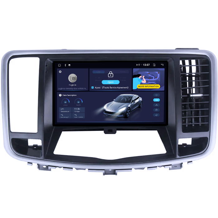 Navigatie dedicata Nissan Teana 2008-2018, 8GB RAM 128GB ROM, Octacore, Platforma TS18, Android 14, Display QLED 9", Suporta camera 360", DSP, Carplay&Android Auto, SIM 4G, Ventilator Activ [2]