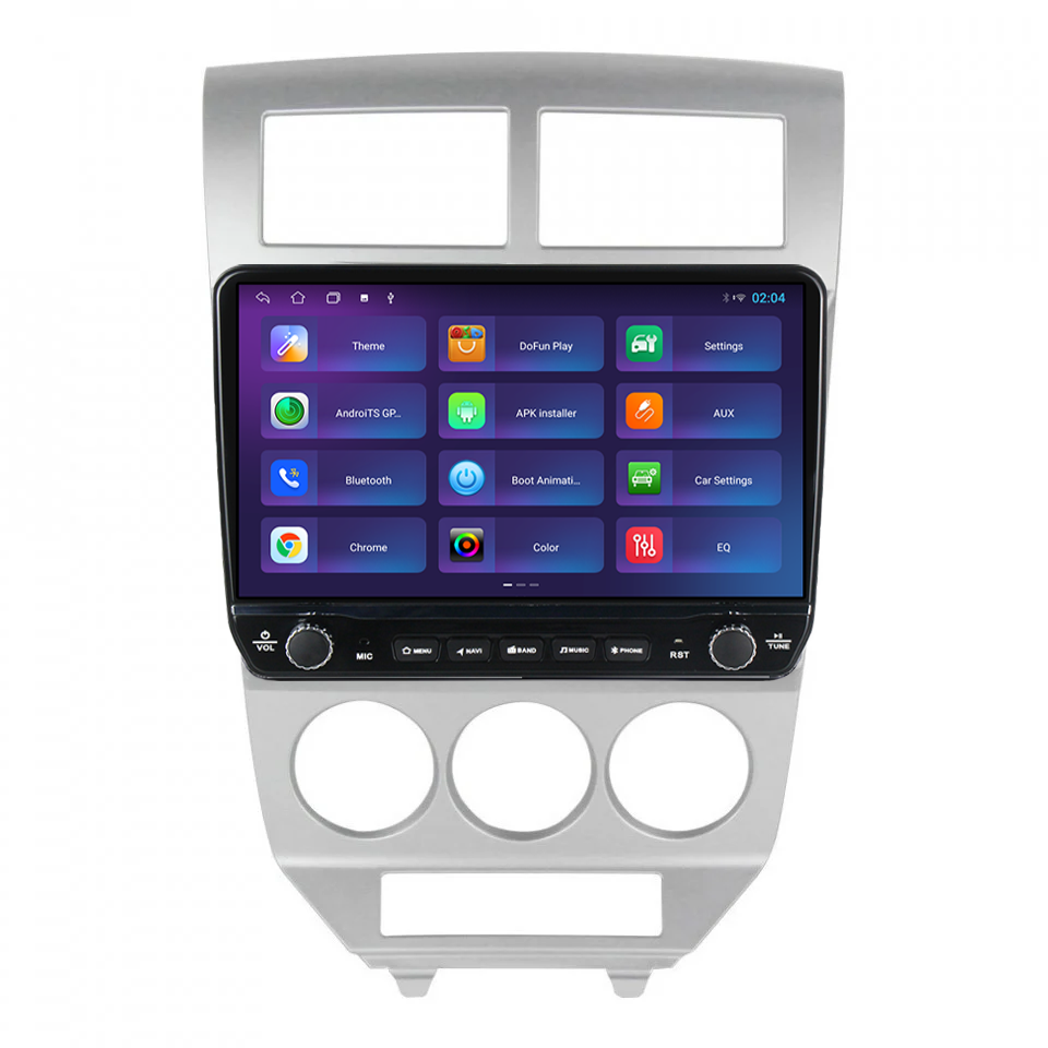 Navigatie dedicata Dodge Caliber 2007-2014 Tesla Cu Butoane Rotative Model 2024, 4GB RAM 64GB ROM, Procesor Quadcore, Android 14, Display QLED 10", DSP, Carplay&AndroidAuto [3]