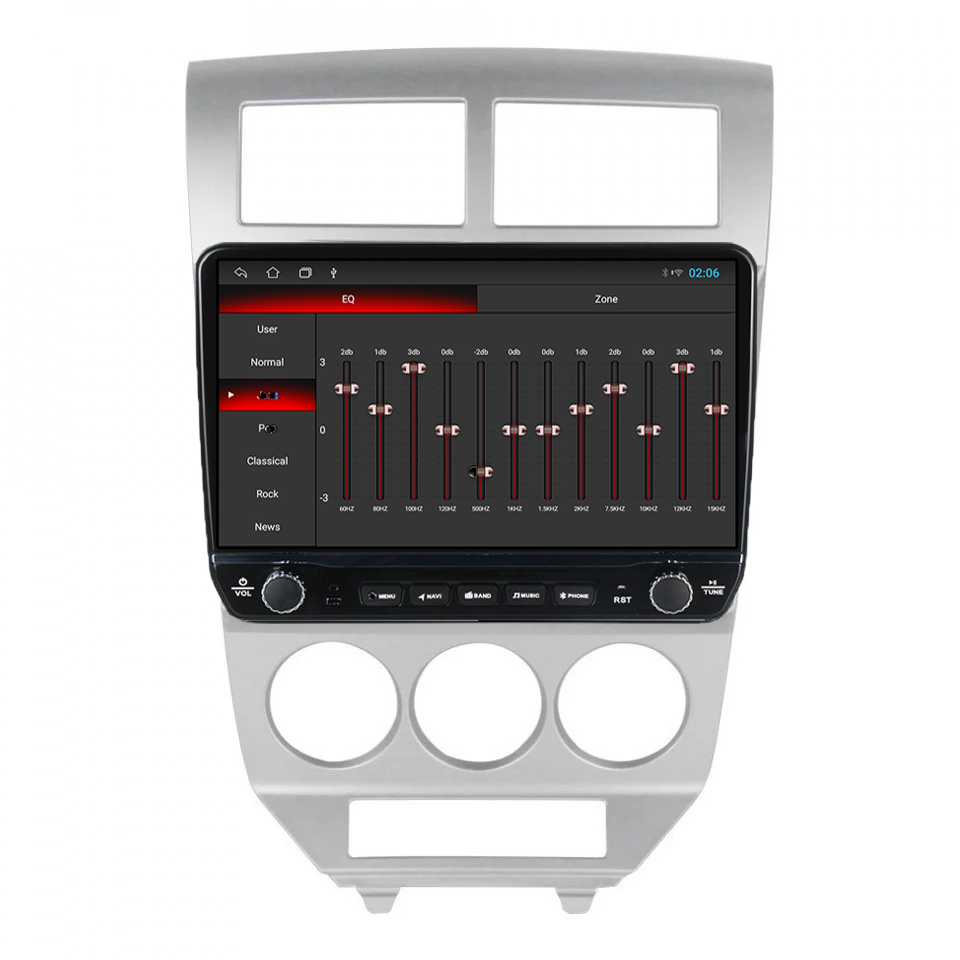 Navigatie dedicata Dodge Caliber 2007-2014 Tesla Cu Butoane Rotative Model 2024, 4GB RAM 64GB ROM, Procesor Quadcore, Android 14, Display QLED 10", DSP, Carplay&AndroidAuto [5]