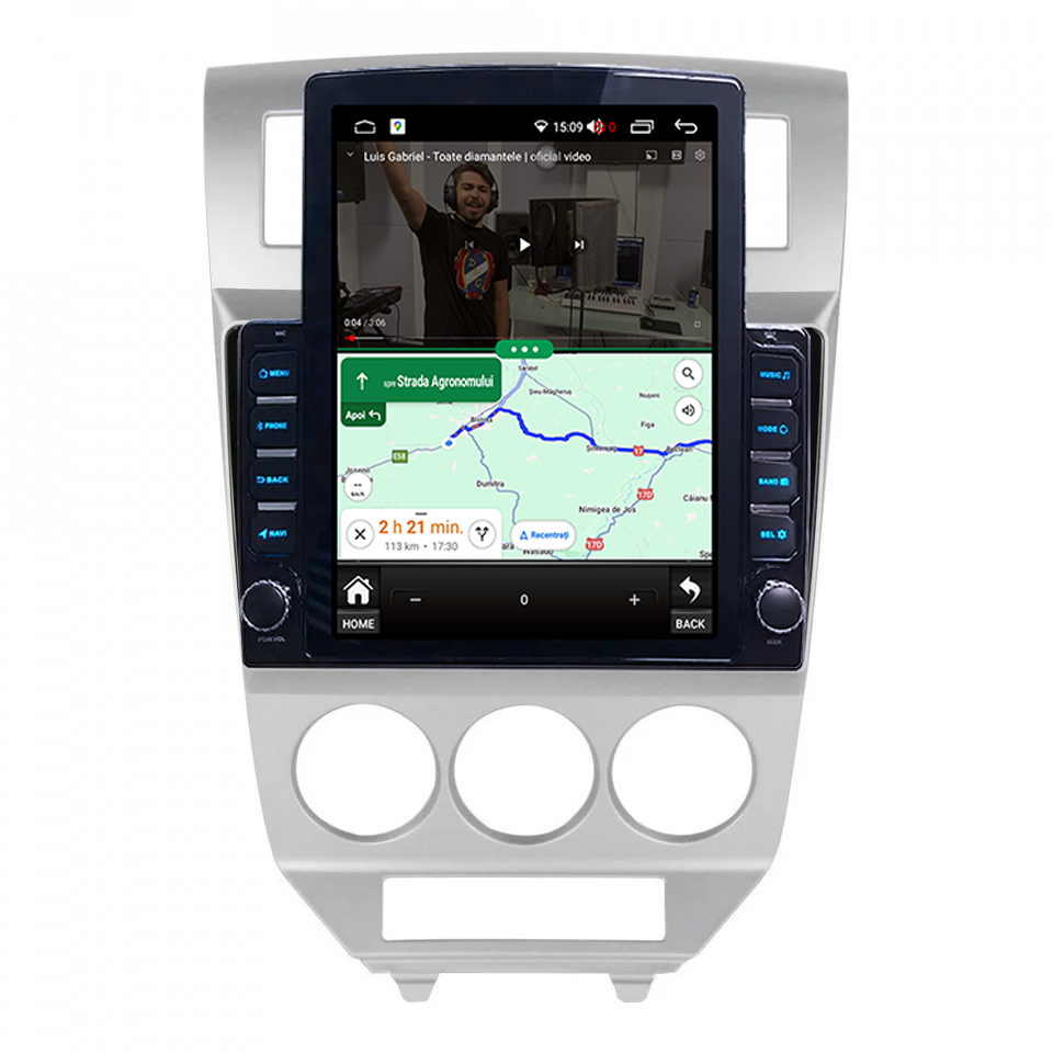 Navigatie dedicata Dodge Caliber 2007-2014 Tesla Style, 4GB RAM 64GB ROM, Procesor Quadcore, Android 14, Display QLED 9.7", DSP, Carplay&Android Auto [5]