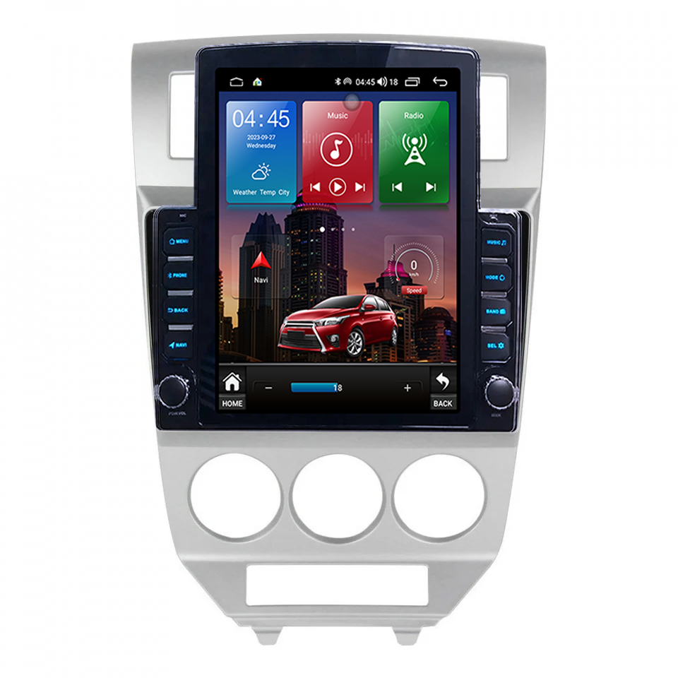 Navigatie dedicata Dodge Caliber 2007-2014 Tesla Style, 4GB RAM 64GB ROM, Procesor Quadcore, Android 14, Display QLED 9.7", DSP, Carplay&Android Auto [2]