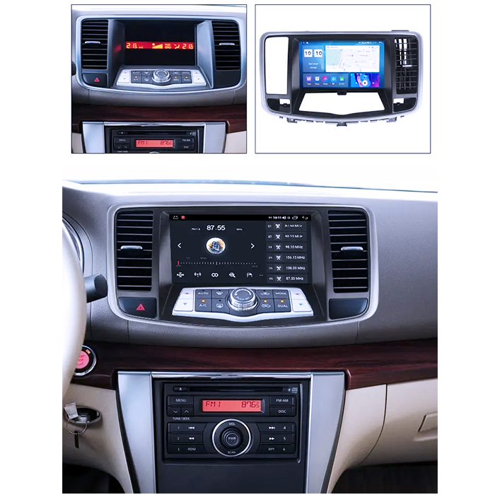 Navigatie dedicata Nissan Teana 2013-2018, 4GB RAM 64GB ROM, Quad Core, Display 9" QLED 1K, Carplay, Android 14, Bluetooth, Magazin Play, Suport Camere AHD [5]