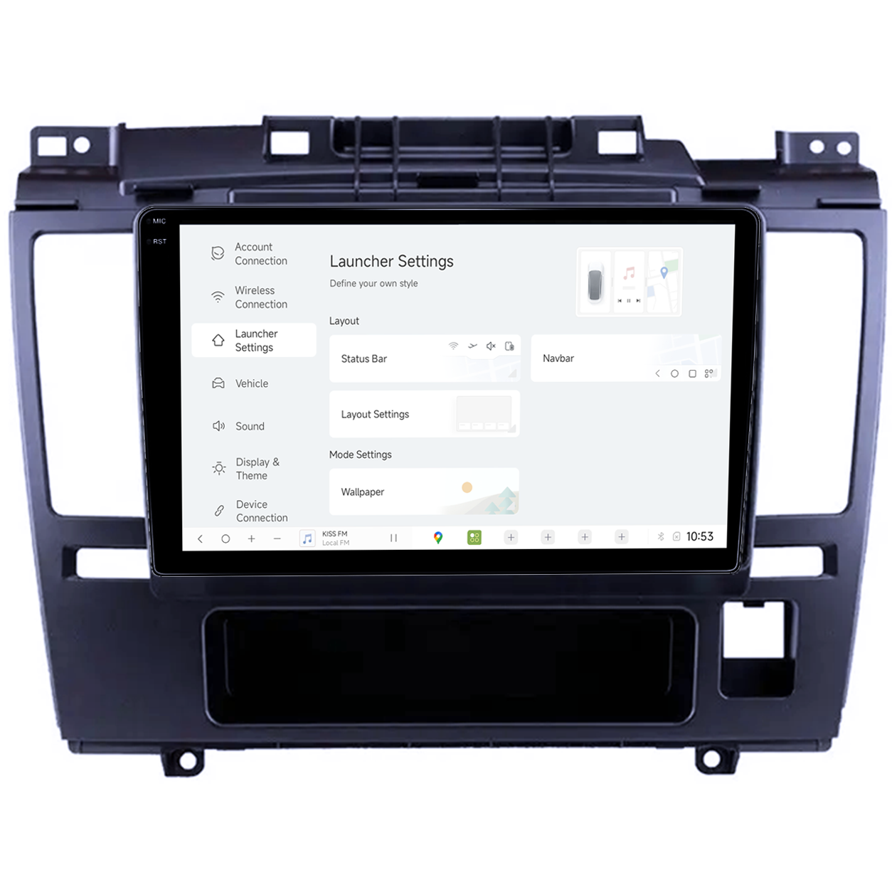 Navigatie dedicata Nissan Tiida 2005-2010, DUDU3, 4GB RAM 64GB ROM, Octacore, Platforma 8581, Android, Display QLED 9", DSP, Carplay&AndroidAuto [5]