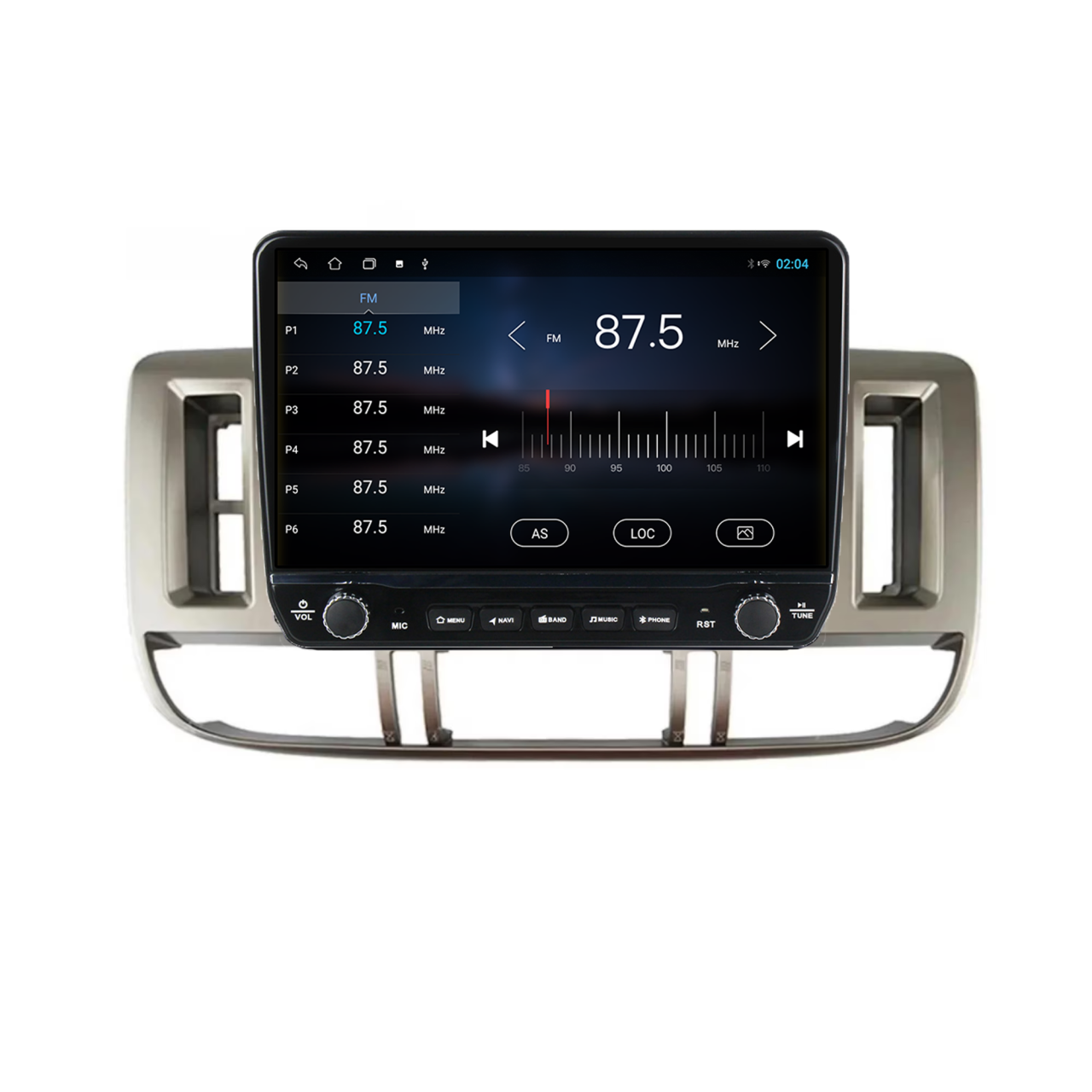 Navigatie dedicata Nissan X-Trail 2001-2006 Tesla Cu Butoane Rotative Model 2024, 4GB RAM 64GB ROM, Procesor Quadcore, Android 14, Display QLED 10", DSP, Carplay&AndroidAuto [4]