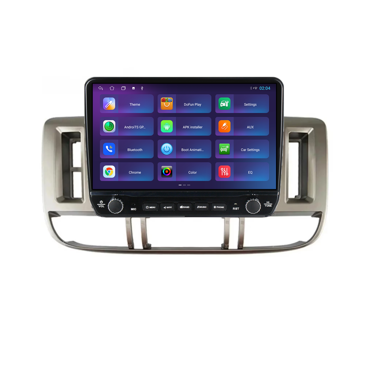 Navigatie dedicata Nissan X-Trail 2001-2006 Tesla Cu Butoane Rotative Model 2024, 4GB RAM 64GB ROM, Procesor Quadcore, Android 14, Display QLED 10", DSP, Carplay&AndroidAuto [3]