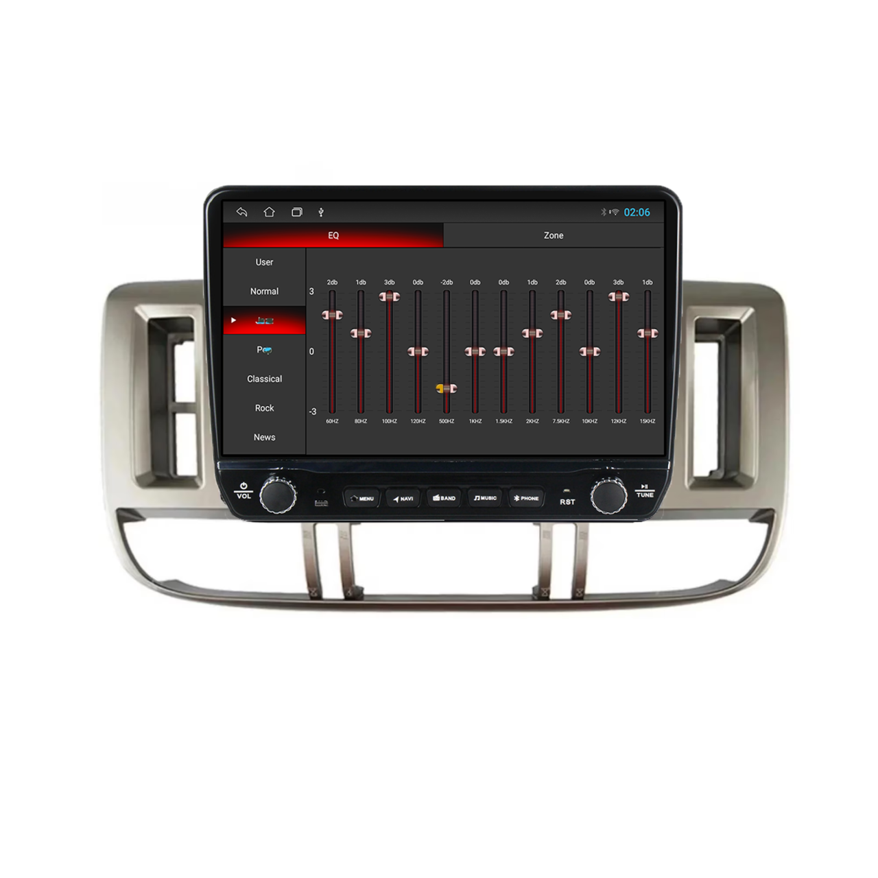 Navigatie dedicata Nissan X-Trail 2001-2006 Tesla Cu Butoane Rotative Model 2024, 4GB RAM 64GB ROM, Procesor Quadcore, Android 14, Display QLED 10", DSP, Carplay&AndroidAuto [5]
