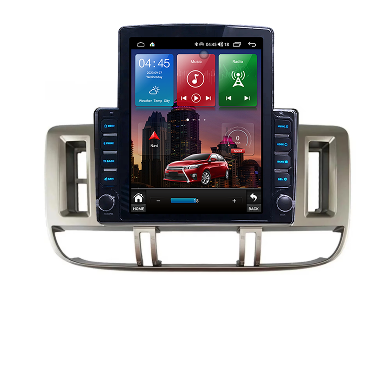 Navigatie dedicata Nissan X-Trail 2001-2006 Tesla Style, ANDROID 13, 9.7 inch , 8+128GB, Internet, Aplicatii, Waze, GPS [2]