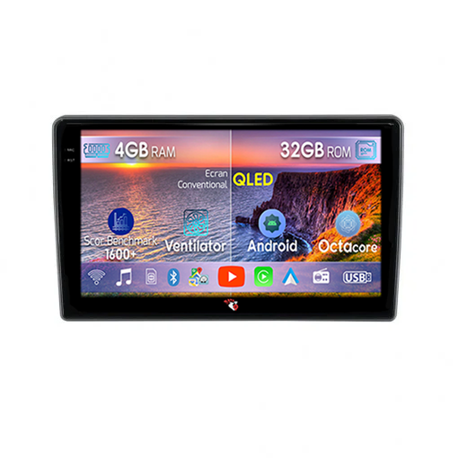 Navigatie dedicata Transit Custom 2013-2022, 4GB RAM 32GB ROM, Octacore, Android 14, Display QLED 9", DSP, Carplay&Android Auto, SIM 4G, Bluetooth, Ventilator Activ [2]