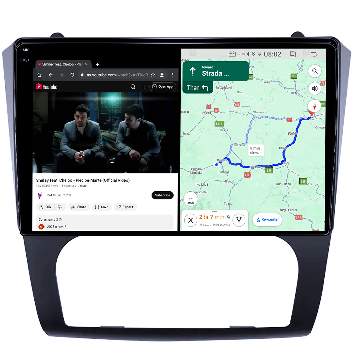 Navigatie dedicata Nissan Teana Altima 2008-2012, 4GB RAM 64GB ROM, Quad Core, Display 9" QLED 1K, Carplay, Android 14, Bluetooth, Magazin Play, Suport Camere AHD [5]