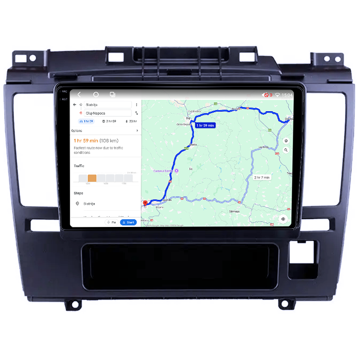 Navigatie dedicata Nissan Tiida 2005-2010, 4GB RAM 32GB ROM, Octacore, Android 14, Display QLED 1K 9", DSP, Carplay&Android Auto, SIM 4G, Bluetooth, Ventilator Activ [4]