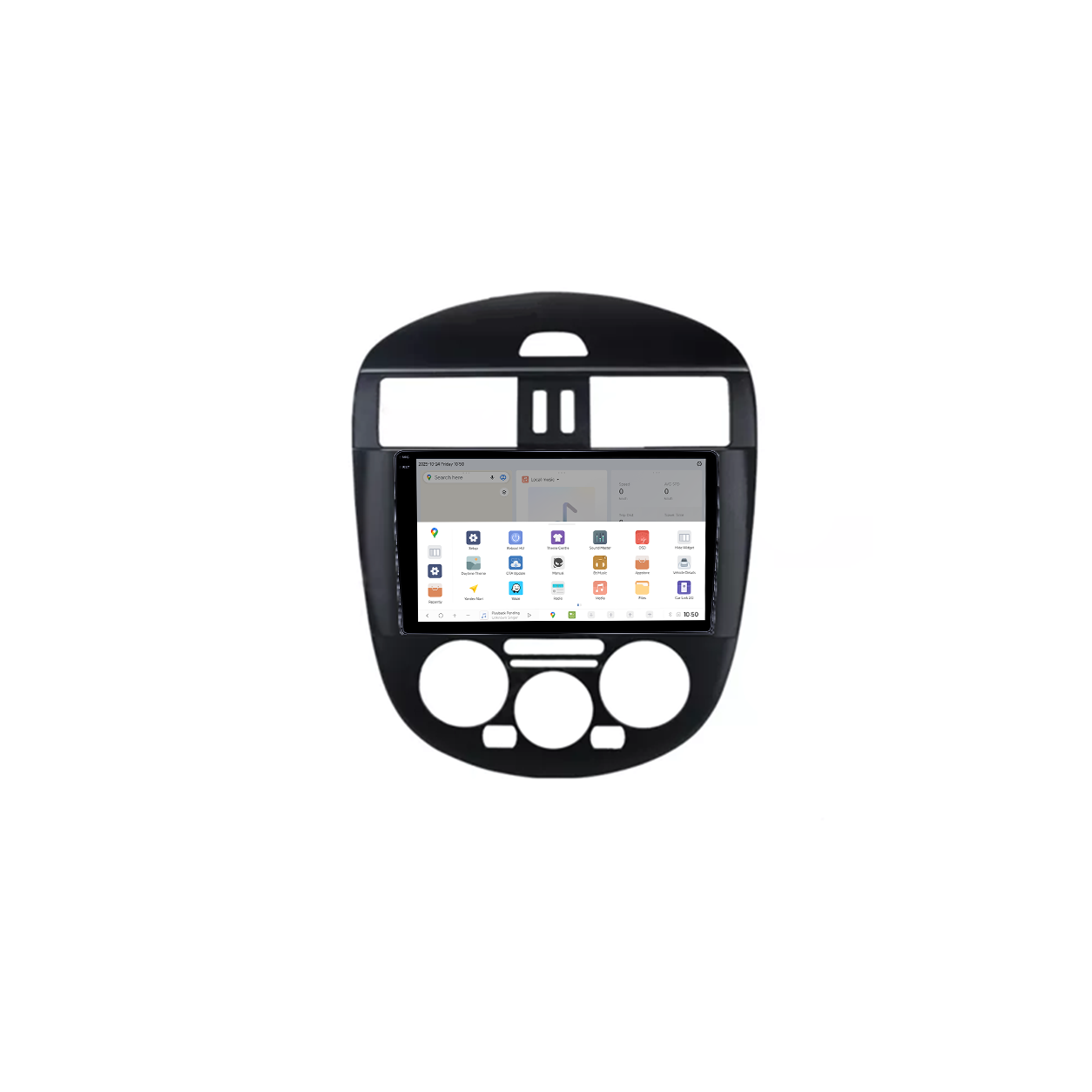Navigatie dedicata Nissan Tiida 2011-2015, DUDU3, 4GB RAM 64GB ROM, Octacore, Platforma 8581, Android, Display QLED 9", DSP, Carplay&AndroidAuto [3]