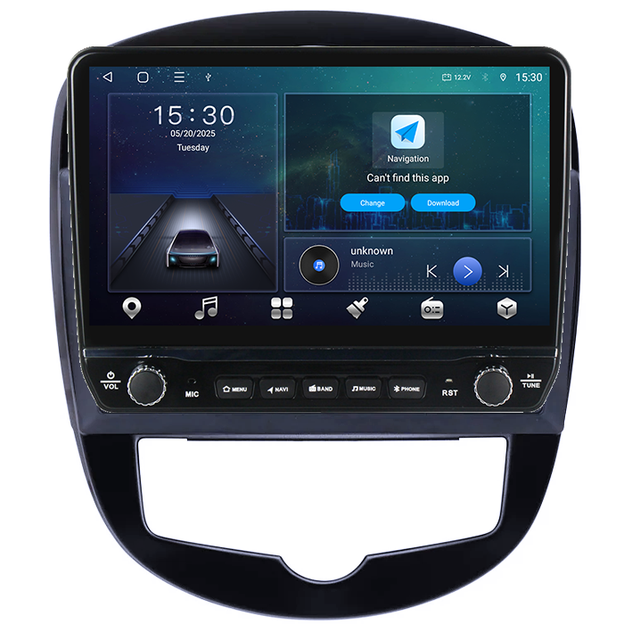 Navigatie dedicata Nissan Tiida 2011-2015 Tesla cu butoane rotative model 2024, 4GB RAM 64GB ROM, Procesor Quadcore, Android 14, Display QLED 10", DSP, Carplay&Android Auto [7]