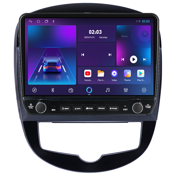 Navigatie dedicata Nissan Tiida 2011-2015 Tesla cu butoane rotative model 2024, 4GB RAM 64GB ROM, Procesor Quadcore, Android 14, Display QLED 10", DSP, Carplay&Android Auto [6]