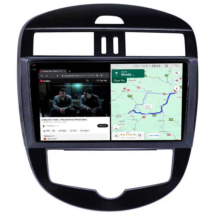 Navigatie dedicata Nissan Tiida 2011-2015, 4GB RAM 64GB ROM, Quad Core, Display 10.25" QLED 1K, Carplay, Android 14, Bluetooth, Magazin Play, Suport Camere AHD [5]