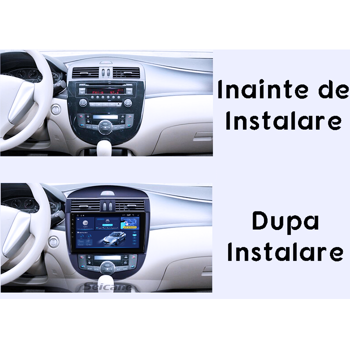 Navigatie dedicata Nissan Tiida 2011-2015, 4GB RAM 64GB ROM, Quad Core, Display 10.25" QLED 1K, Carplay, Android 14, Bluetooth, Magazin Play, Suport Camere AHD [2]