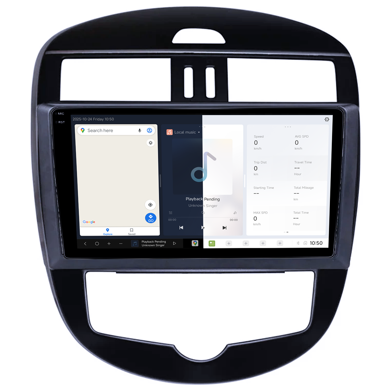 Navigatie dedicata Nissan Tiida 2011-2015, DUDU3, 4GB RAM 64GB ROM, Octacore, Platforma 8581, Android, Display QLED 9", DSP, Carplay&AndroidAuto 2 [2]