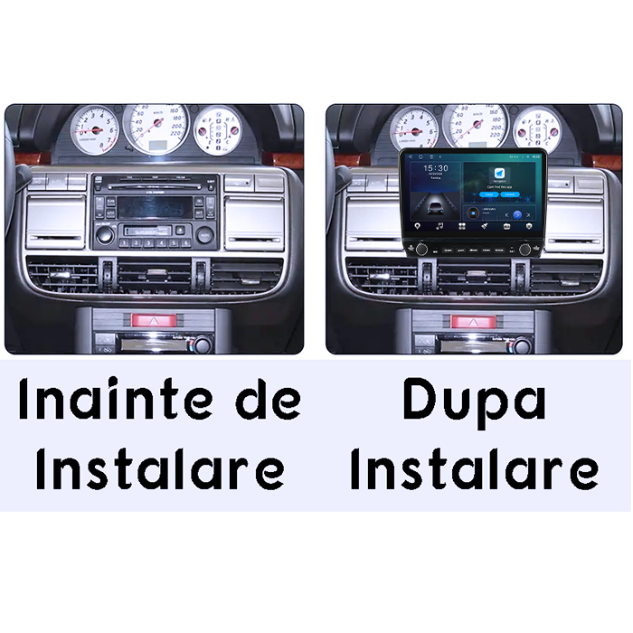 Navigatie dedicata Nissan X-Trail 2000-2007 Tesla cu butoane rotative model 2024, 4GB RAM 64GB ROM, Procesor Quadcore, Android 14, Display QLED 10", DSP, Carplay&Android Auto [3]