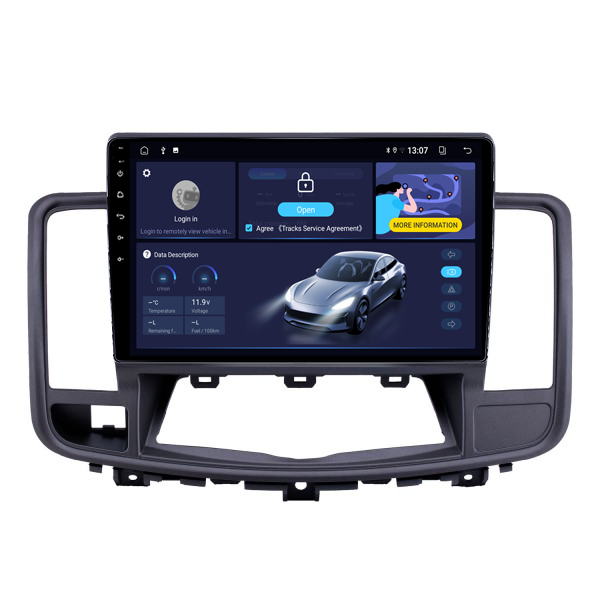 Navigatie dedicata Nissan Teana 2009-2013, 4GB RAM 64GB ROM, Quadcore, Android 14, Display QLED  9", DSP, Carplay&Android Auto, Suport camere AHD [2]