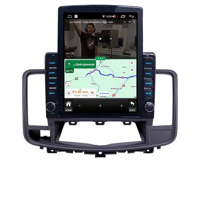 Navigatie dedicata Nissan Teana 2009-2013 Tesla Style, ANDROID 13, 9.7 inch , 8+128GB, Internet, Aplicatii, Waze, GPS [5]