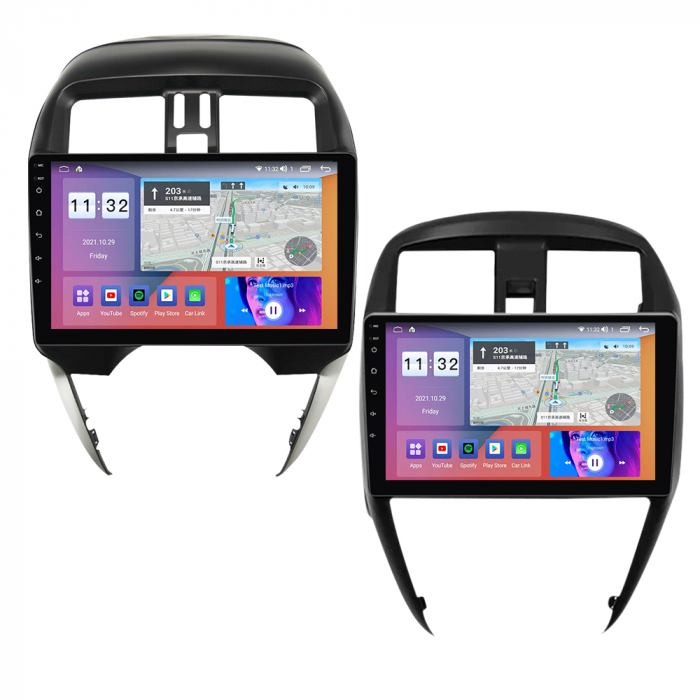 Navigatie dedicata Nissan Versa 2014-2020, 4 GB RAM 32 ROM, Android 13, Display QLED, 10", DSP, Carplay, Android Auto, Internet, Youtube , Waze , WI-FI , USB , Bluetooth [2]
