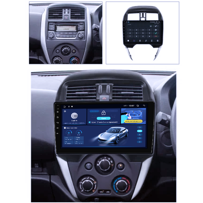 Navigatie dedicata Nissan Versa 2014-2020, 4GB RAM 64GB ROM, Octacore, Android 14, Display QLED 9", DSP, Carplay&Android Auto, SIM 4G, Ventilator Activ [5]
