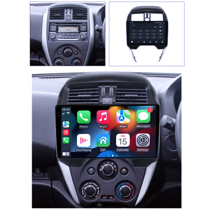 Navigatie dedicata Nissan Versa 2014-2020, 8GB RAM 128GB ROM, Octacore, Platforma 7862, Android 14, Display QLED 9" 2K, Suporta camera 360", DSP, Carplay&Android Auto [3]