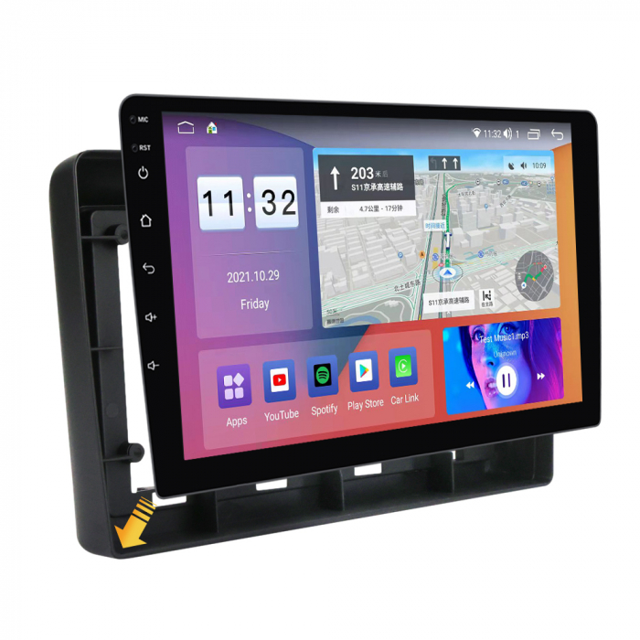 Navigatie dedicata Nissan X-Trail 2000-2007, 4 GB RAM 32 ROM, Android 13, Display QLED, 10", DSP, Carplay, Android Auto, Internet, Youtube , Waze , WI-FI , USB , Bluetooth [2]