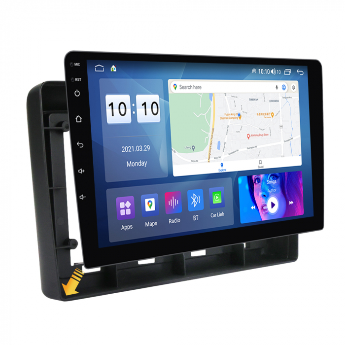 Navigatie dedicata Nissan X-Trail 2000-2007, 4 GB RAM 32 ROM, Android 13, Display QLED, 10", DSP, Carplay, Android Auto, Internet, Youtube , Waze , WI-FI , USB , Bluetooth [4]