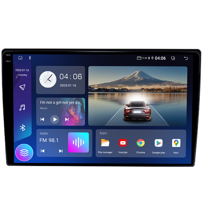 Navigatie dedicata Nissan X-Trail 2000-2007, 4GB RAM 64GB ROM, Quad Core, Display 10" QLED 1K, Carplay, Android 14, Bluetooth, Magazin Play, Suport Camere AHD [2]