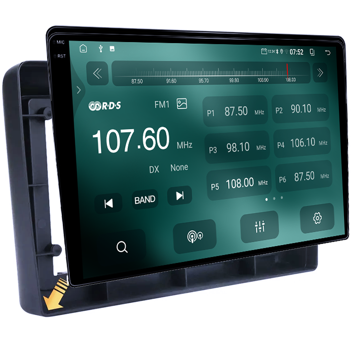 Navigatie dedicata Nissan X-Trail 2000-2007, 8GB RAM 128GB ROM, Octacore, Platforma TS18, Android 14, Display QLED 10", Suporta camera 360", DSP, Carplay&Android Auto, SIM 4G, Ventilator Activ [3]