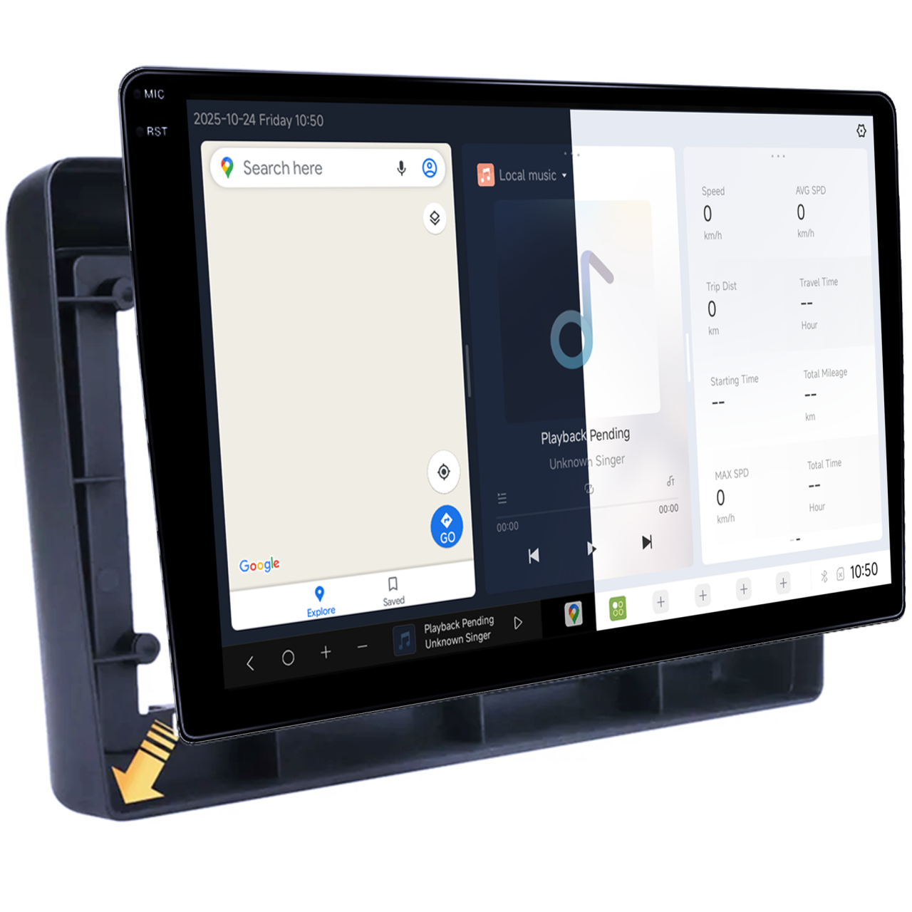 Navigatie dedicata Nissan X-Trail 2000-2007, DUDU3, 4GB RAM 64GB ROM, Octacore, Platforma 8581, Android, Display QLED 9", DSP, Carplay&AndroidAuto [2]