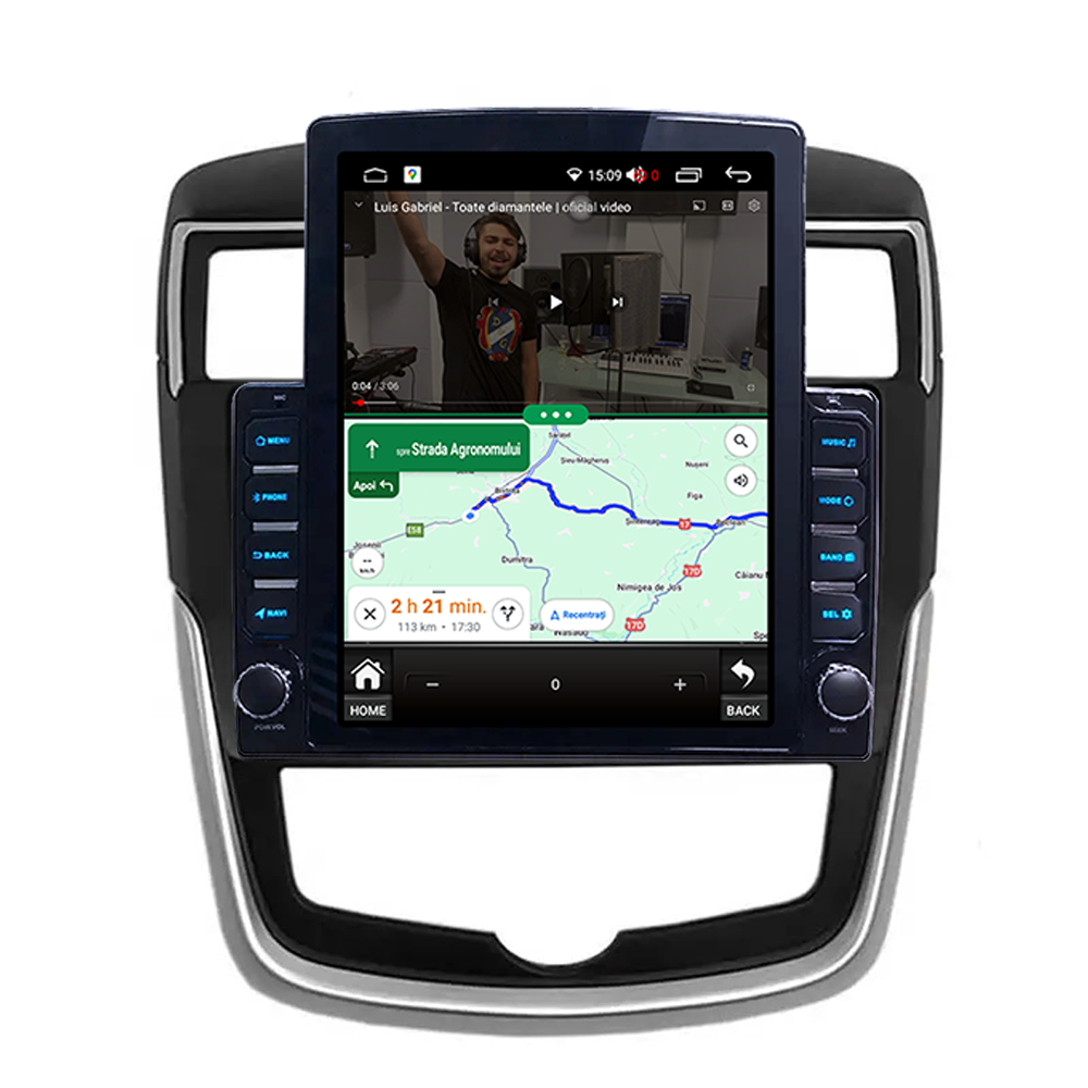 Navigatie dedicata Nissan Tiida 2016-2020 Tesla Style, ANDROID 13, 9.7 inch , 8+128GB, Internet, Aplicatii, Waze, GPS [5]