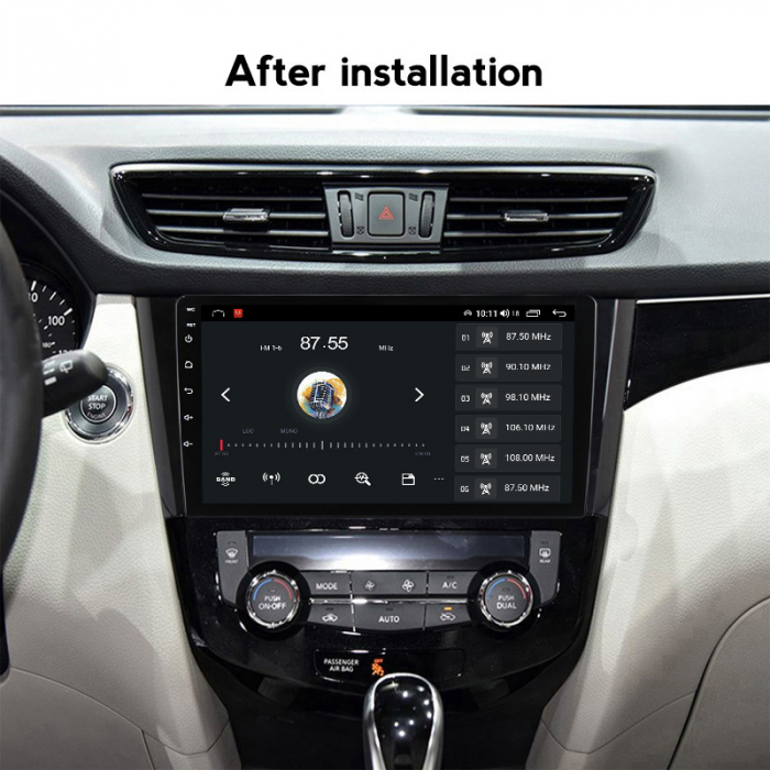 Navigatie dedicata Nissan X-Trail 2014-2021, 4 GB RAM 32 ROM, Android 13, Display QLED, 10", DSP, Carplay, Android Auto, Internet, Youtube , Waze , WI-FI , USB , Bluetooth [6]